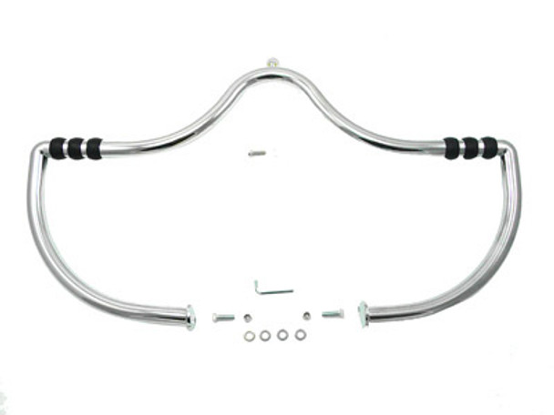 V-Twin - 51-2085 - Nerf Front Engine Bar Chrome