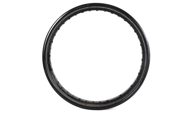 V-Twin - 52-0232 - 18 inch x 2.15 inch Black Rim