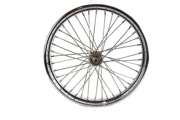 V-Twin - 52-0311 - 21 inch WR Front Spool Wheel Chrome