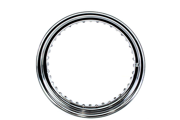 V-Twin - 52-0433 - Kelsey Hayes Replica 16 inch x 3.00  inch Wheel Rim Chrome
