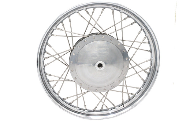 V-Twin - 52-0511 - 19 inch XL Front Wheel Assembly - Fits 1963-1966 Harley-Davidson XL