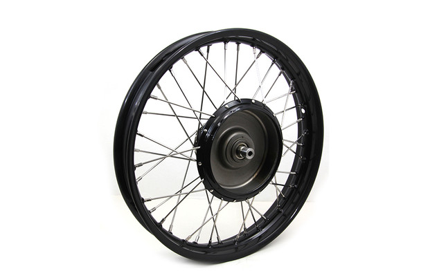 V-Twin - 52-0758 - 18 inch x 2.15 inch Front Wheel Assembly - Fits 1937-1952 Harley-Davidson WL, 1942-1943 WLC, 1937-1942 WLD, 1940-1945 WLA
