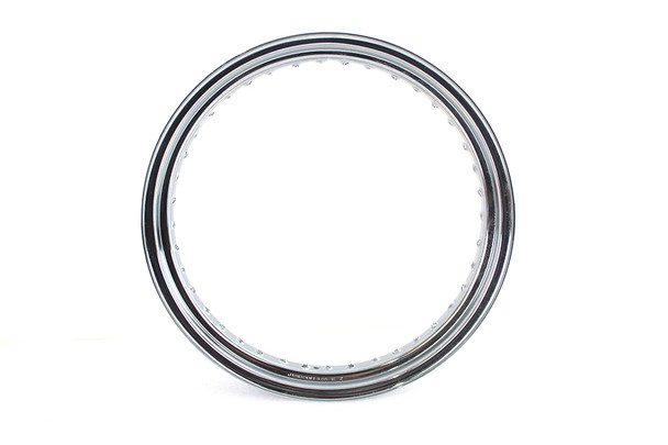 V-Twin - 52-0764 - 18 inch X 3.00 inch Drop Center Chrome Wheel Rim