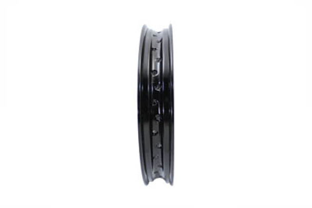 V-Twin - 52-0785 - 18 inch x 2.15 inch Rolled Edge Rim Black