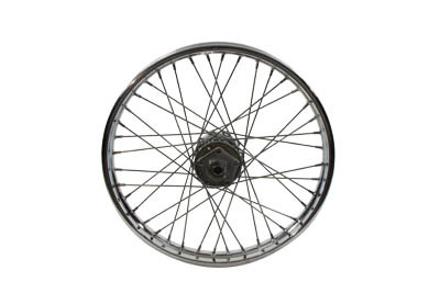V-Twin - 52-0813 - 21 inch x 1.85 inch Replica Front Spoke Wheel - Fits 1973-1984 Harley-Davidson FL (single disc applications)