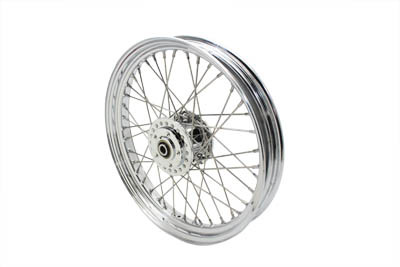 V-Twin - 52-0818 - 19 inch x 2.50 inch Replica Front Spoke Wheel - Fits 1982-1983 Harley-Davidson FXR, 1978-1983 XL, FXE, FX