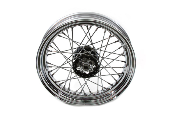 V-Twin - 52-0847 - 16 inch x 3.00 inch Star Hub Wheel Assembly - Fits 1936-1952 Harley-Davidson WL (rear only), 1941-1966 FL (Front or Rear), 1937-1948 UL (Front or Rear), 1936-1940 EL (Front or Rear)
