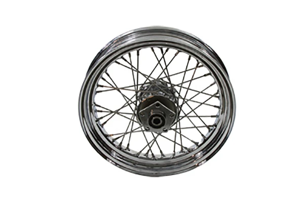 V-Twin - 52-0862 - 16 inch X 3.00 inch Rear Spoke Wheel - Fits 1986-1994 Harley-Davidson FXRS, 1986-1999 XL, 1986-1996 FLST, 1991-1996 FXDG, 1986-1994 FXR, 1986-1996 FXSTC, FXST