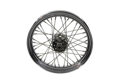 V-Twin - 52-0891 - 18 inch x 2.50 inch Rear Spoke Wheel - Fits 1957-1978 Harley-Davidson XL, 1954-1956 K