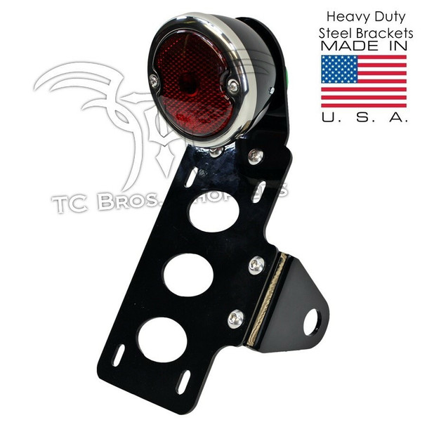 TC Bros Choppers - 33 Ford Replica Black Tail Light License Plate Bracket