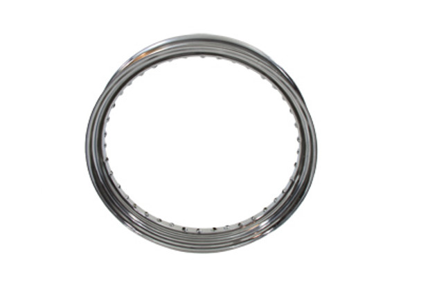 V-Twin - 52-0977 - 19 inch X 2.50 inch Drop Center Chrome Wheel Rim
