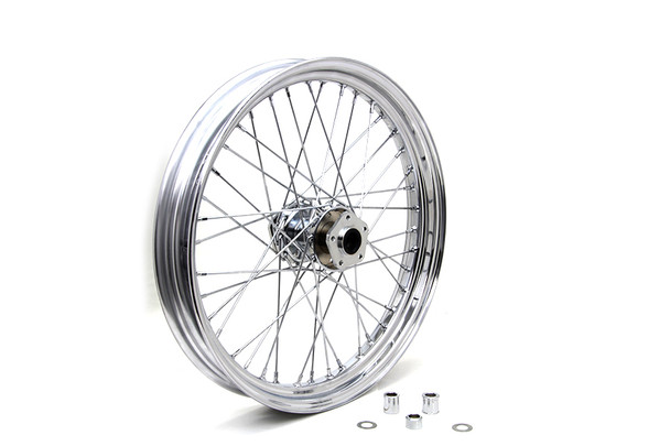 V-Twin - 52-1033 - 23 inch x 3.00 inch Front Spoke Wheel