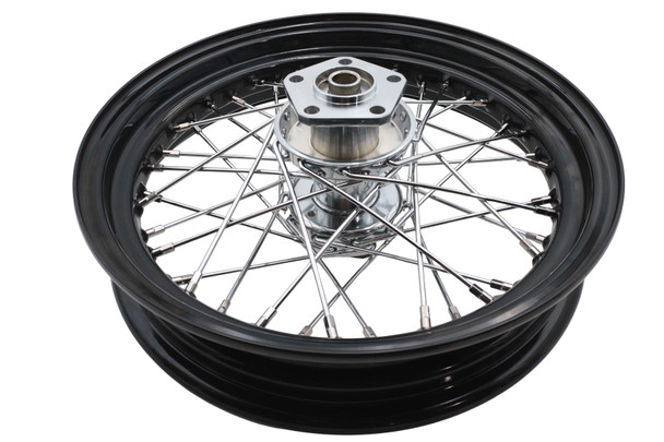 V-Twin - 52-1047 - 16 inch x 3.00 inch Rear Spoke Wheel - Fits 1979-1981 Harley-Davidson XL