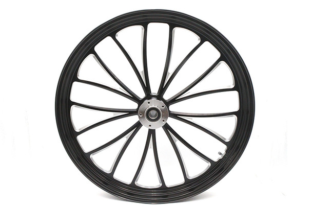 V-Twin - 52-1443 - 26 inch x 3.5 inch Manhattan Front Wheel Black Cut