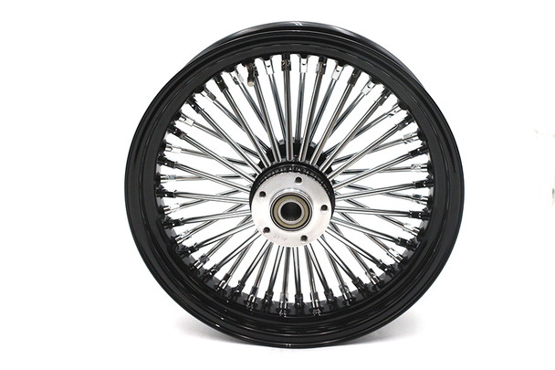 V-Twin - 52-1445 - 16 inch x 3.5 inch King Spoke Rear Wheel Black