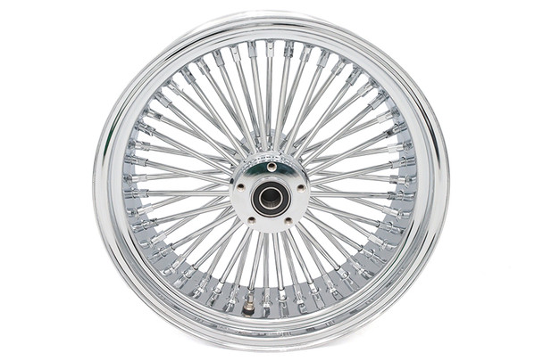 V-Twin - 52-1455 - 17 inch x 6.0 inch King Spoke Rear Wheel Chrome