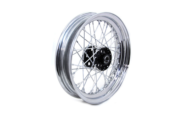 V-Twin - 52-2047 - 16 inch x 3.00 inch Replica Front or Rear Spoke Wheel