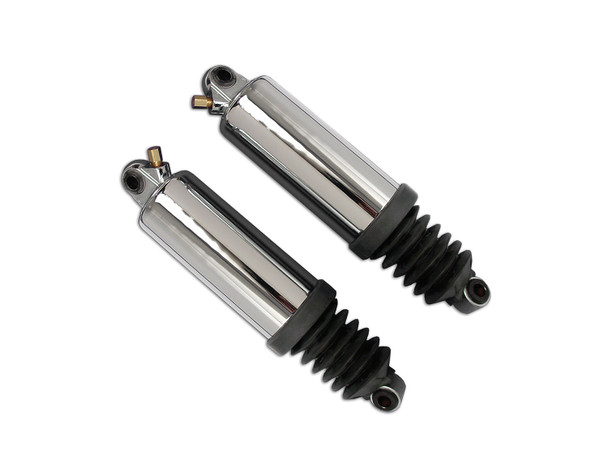 V-Twin - 54-0147 - AEE Chrome Low Touring Air Shock Set