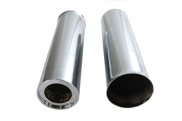 V-Twin - 54-0402 - Chrome Shock Spring Cover Set