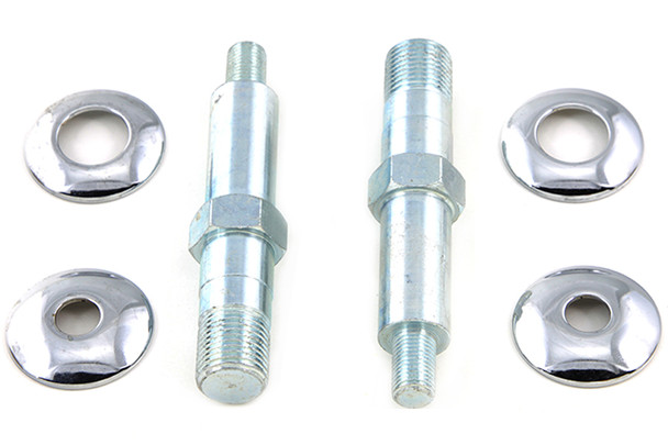 V-Twin - 54-0411 - Lower Rear Shock Stud Kit Zinc - Fits 1958-1964 Harley-Davidson FL