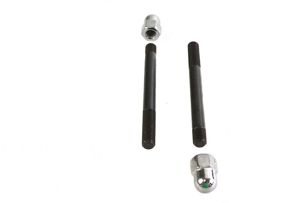 V-Twin - 7154-2 - Chrome Acorn Generator Screw