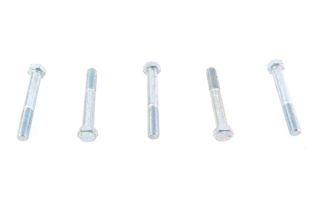 V-Twin - 73-0125 - Zinc Hex Cap Bolts 3/8 inch-24 x 2-3/4 inch