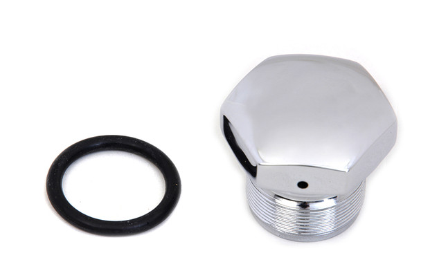 V-Twin - 7621-1 - Chrome Fork Tube Cap