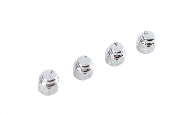 V-Twin - 8417-4 - Chrome Cap Nut Fine 5/16 inch-24 Thread