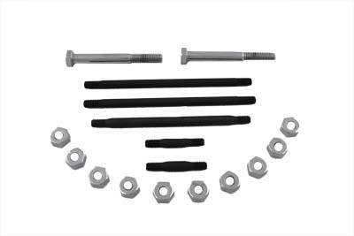 V-Twin - 8619-17 - Engine Case Bolt Kit Chrome