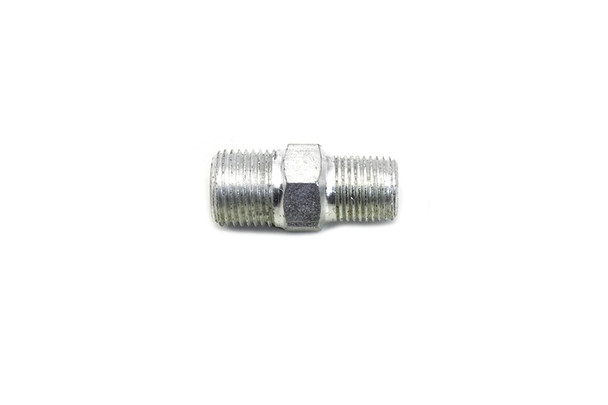 V-Twin - 8630-1 - Rocker Box Feed Line Nipple Cadmium