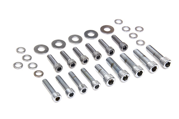 V-Twin - 8908-15 - Transmission Side Cover Screw Kit Allen