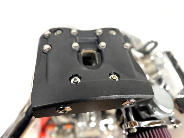 V-Twin - 11-0278 - Evolution Shovelhead Rocker Box Cover Set - Fits 1985-1999 Harley-Davidson FL, FLT, FX