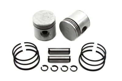 V-Twin - 11-0423 - 3-5/16 inch Piston Set .080 Oversize