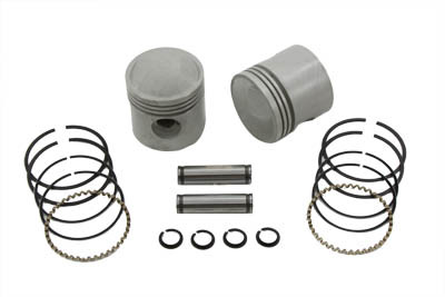 V-Twin - 11-0439 - 3-5/16 inch Piston Kit .080 Oversize