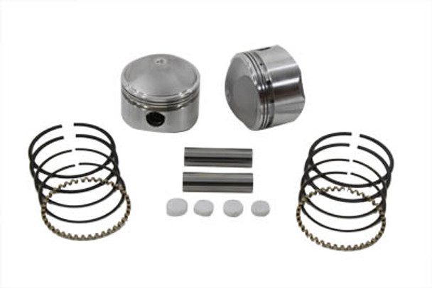 V-Twin - 11-0461 - 74 inch Overhead Valve Forged Piston Set .060 Oversize