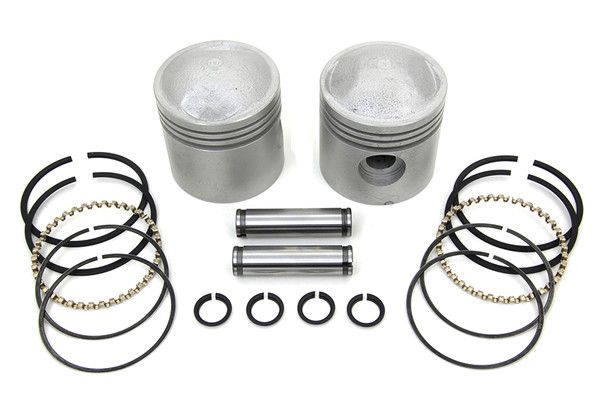 V-Twin - 11-0848 - 3-5/16 inch Piston Set .030 Oversize