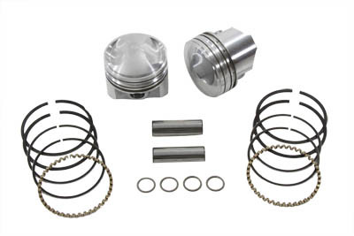 V-Twin - 11-2202 - 74 inch FLH-FX Piston Set .010 Oversize