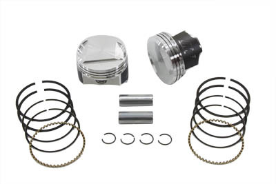 V-Twin - 11-9898 - Forged .020 10:1 Compression Piston Kit