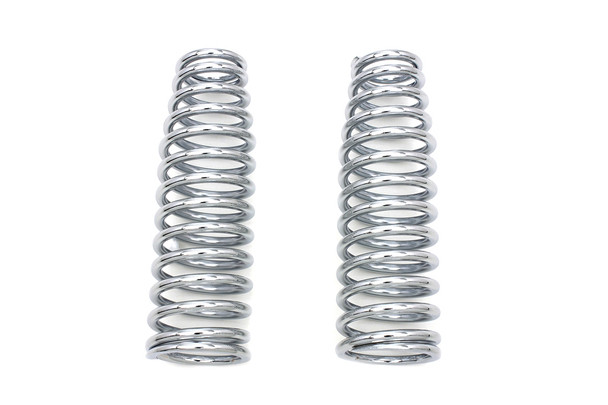 V-Twin - 13-0935 - Chrome Upper Spring Fork Springs