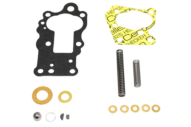 V-Twin - 14-0009 - Oil Pump Hardware & Gasket Kit - Fits 1950-1967 Harley-Davidson FL