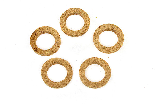 V-Twin - 15-0078 - Spring Fork Brake Plate Cork Set - Fits 1936-1948 Harley-Davidson EL, 1941-1948 FL