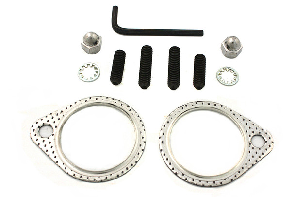 V-Twin - 15-0615 - Exhaust Stud Nut and Gasket Kit