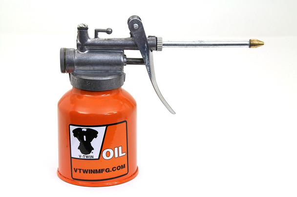 V-Twin - 16-0565 - V-Twin Metal Squirt Oil Can