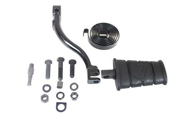 V-Twin - 17-1023 - 45 inch WL Kick Starter Arm Kit Black - Fits 1937-1952 Harley-Davidson W