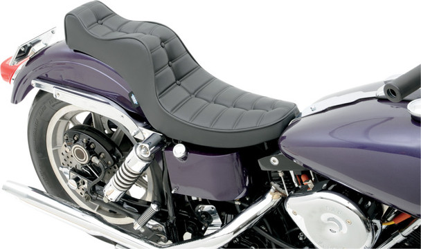 Drag Specialties - Mini King and Queen Seat fits '58-'84 FL/​FLH, '66-'84 FX & '80-'84 FXWG Models