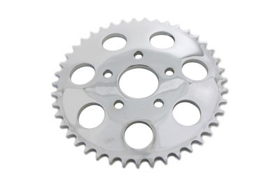 V-Twin - 19-0047 - Chrome 43 Tooth Rear Sprocket