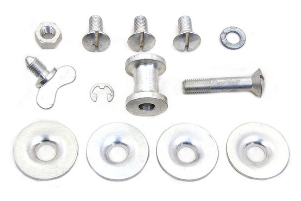 V-Twin - 2002-13 - Tool Box Mounting Kit Cadmium