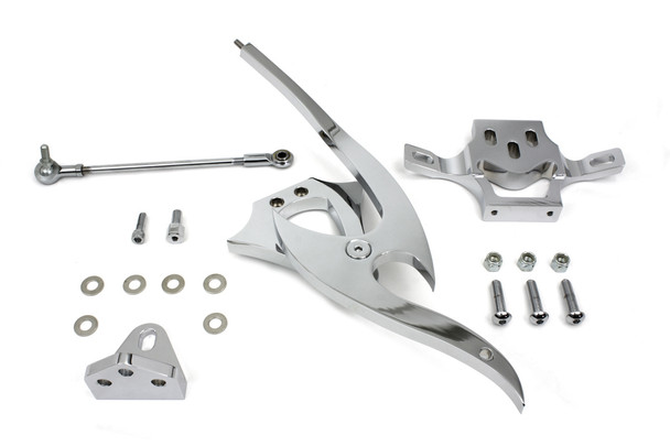 V-Twin - 21-0180 - Chrome Billet Jockey Shifter Kit