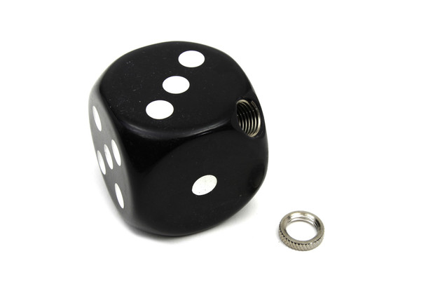 V-Twin - 21-0939 - Black Dice Style Shifter Knob