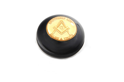 V-Twin - 21-1947 - Jockey Shifter Knob Masonic Style